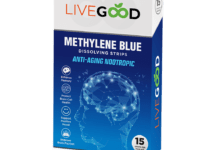 LiveGood Methylene Blue box or 15 strips