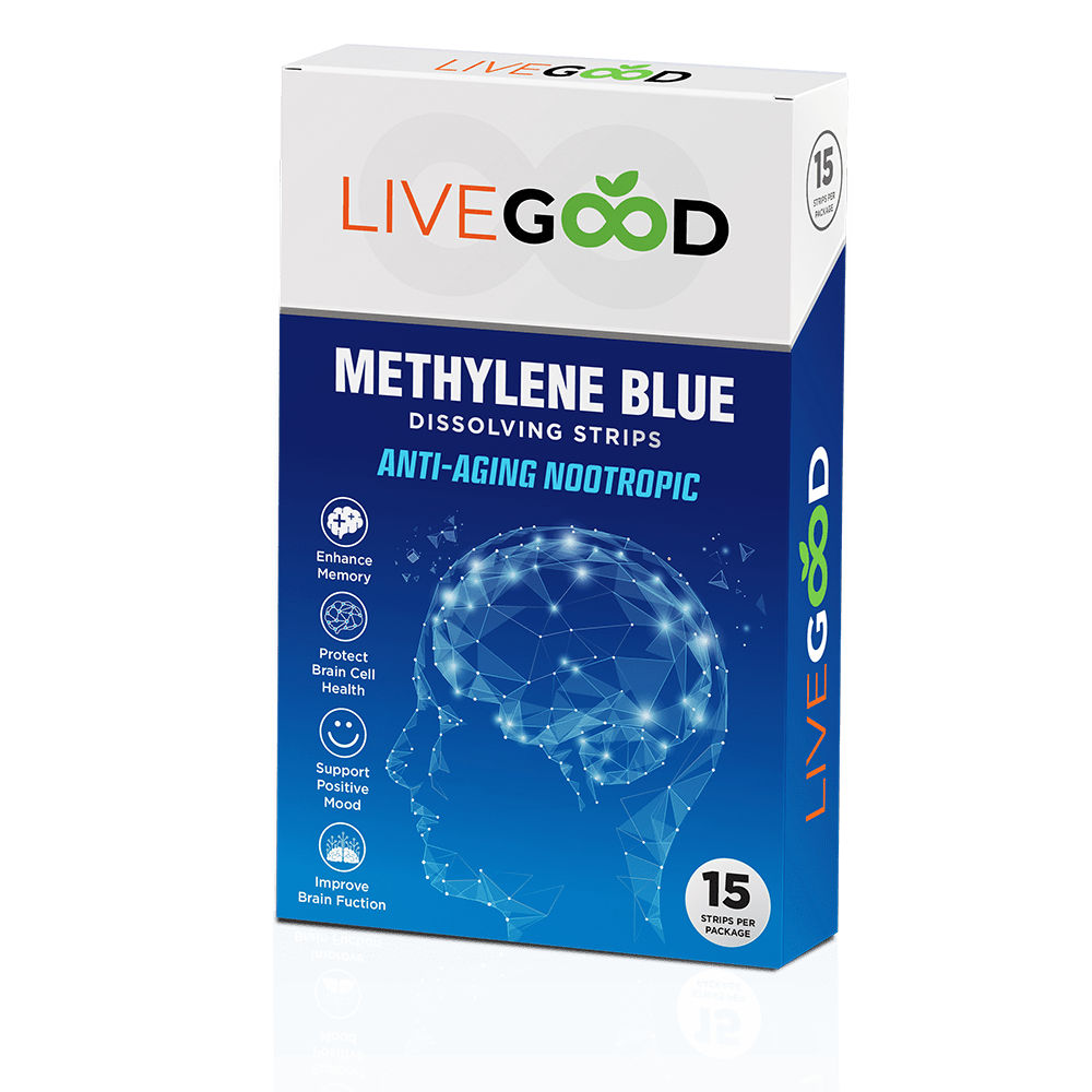 LiveGood Methylene Blue box or 15 strips